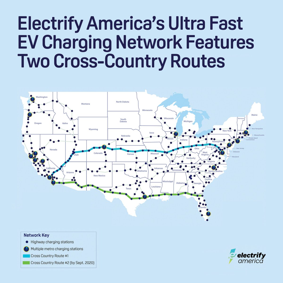Electrify America Completes First Of Its Two Electric Vehicle Fast